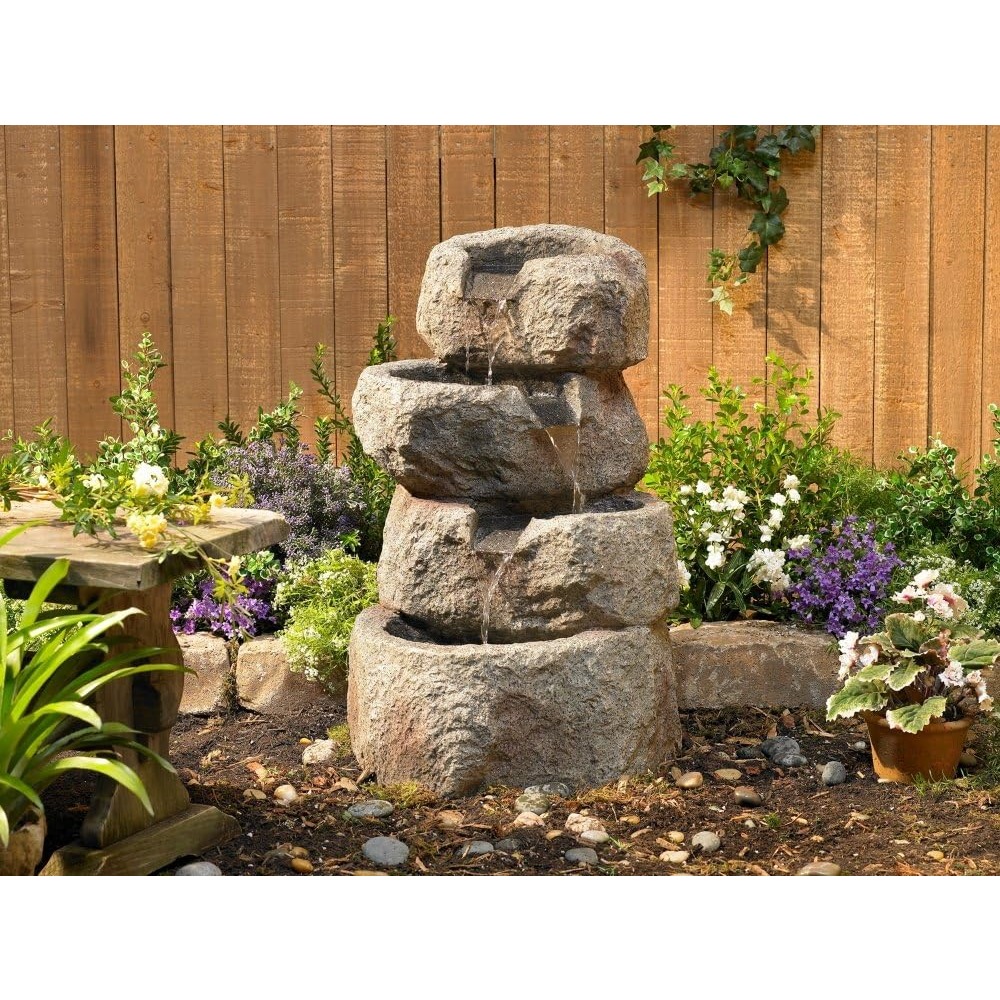 Glacial Rock Zen Rustic Outdoo - Outdoor Lighting Deck incelemesi ve fiyatı