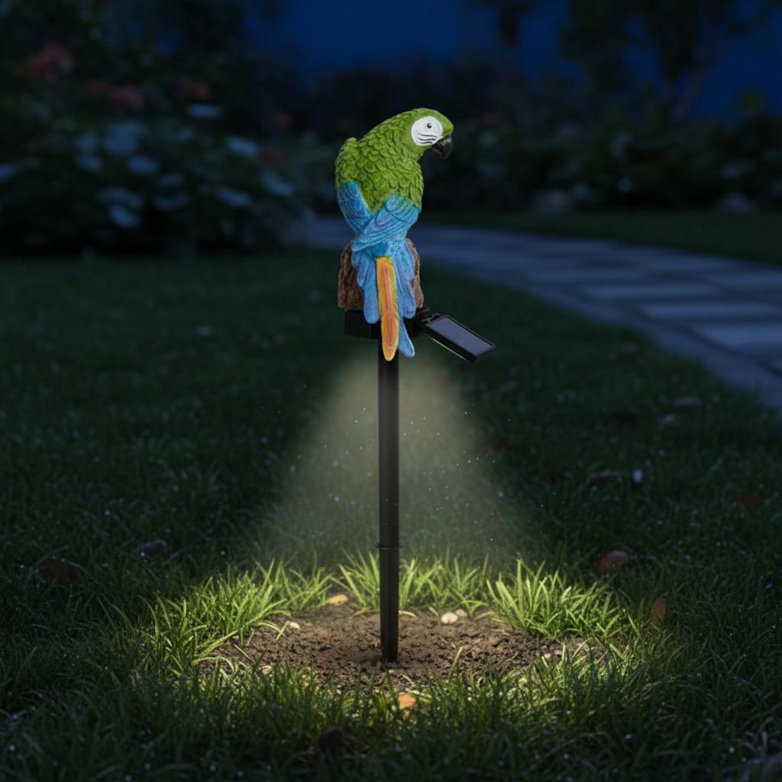 Resin Parrot Lawn Lamp Waterpr - Outdoor Lighting In Ground incelemesi ve fiyatı