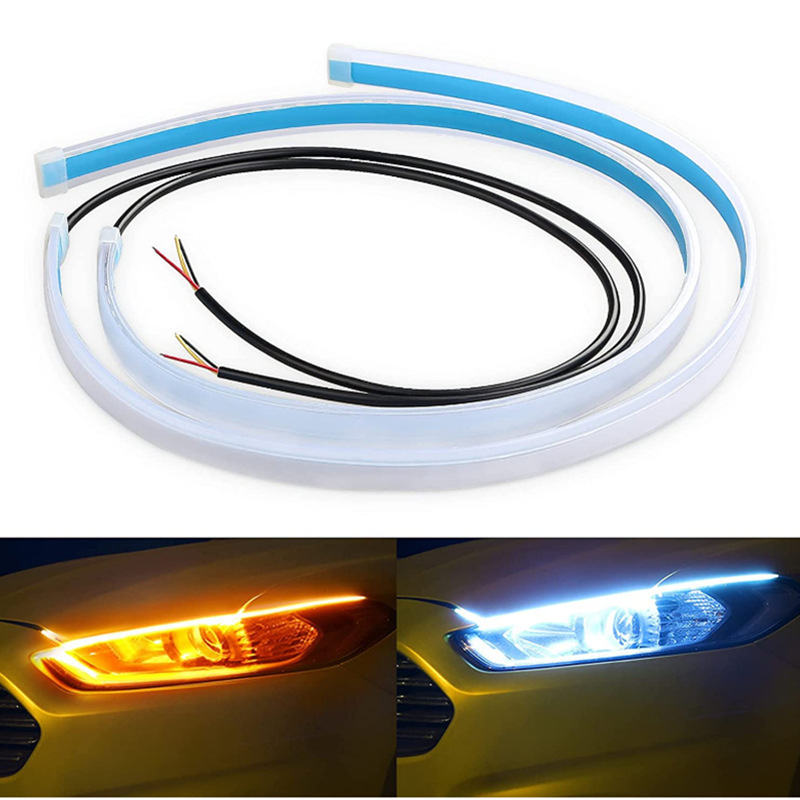 2 PCS DRL Car Flexible LED Day - Waterproof Led Strip incelemesi ve fiyatı