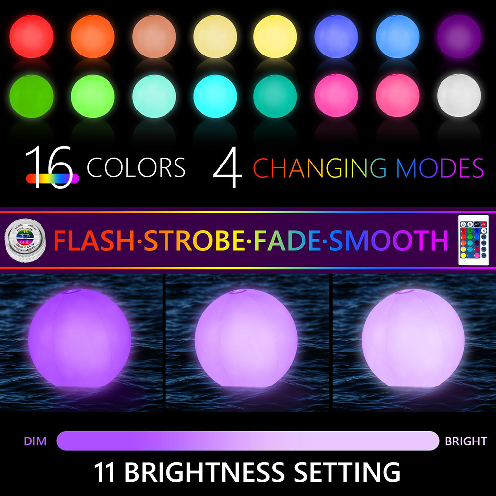 1-5PCS Floating Pool Lights wi - Pond Light Submersible incelemesi ve fiyatı