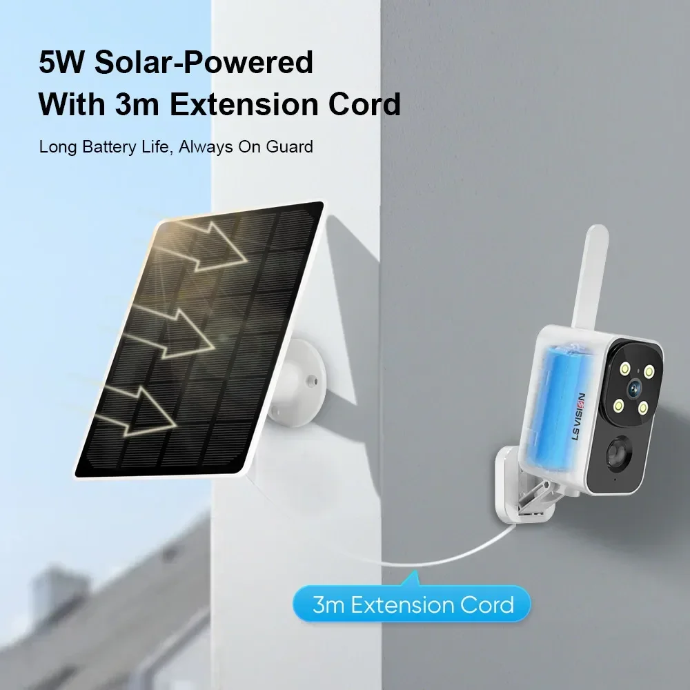 LS VISION Outdoor Solar Camera - Outdoor Lighting Wireless incelemesi ve fiyatı