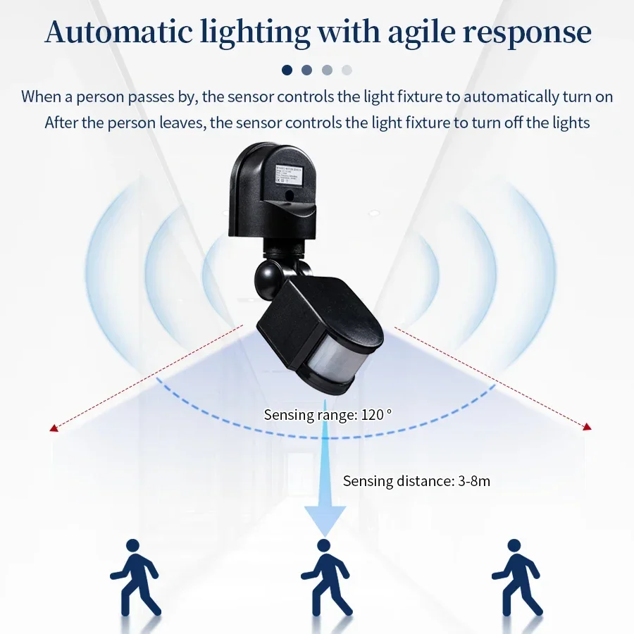 PIR Motion Sensor 220V 110V 12 - Outdoor Lighting Motion Sensor incelemesi ve fiyatı