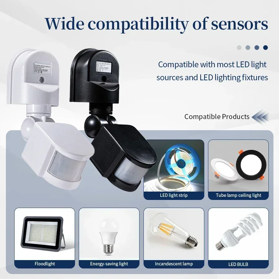 100-240V 12V PIR Motion Sensor - Outdoor Lighting Motion Sensor incelemesi ve fiyatı