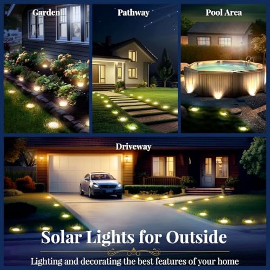 Solar Ground Lights Solar Ligh - Outdoor Lighting In Ground incelemesi ve fiyatı