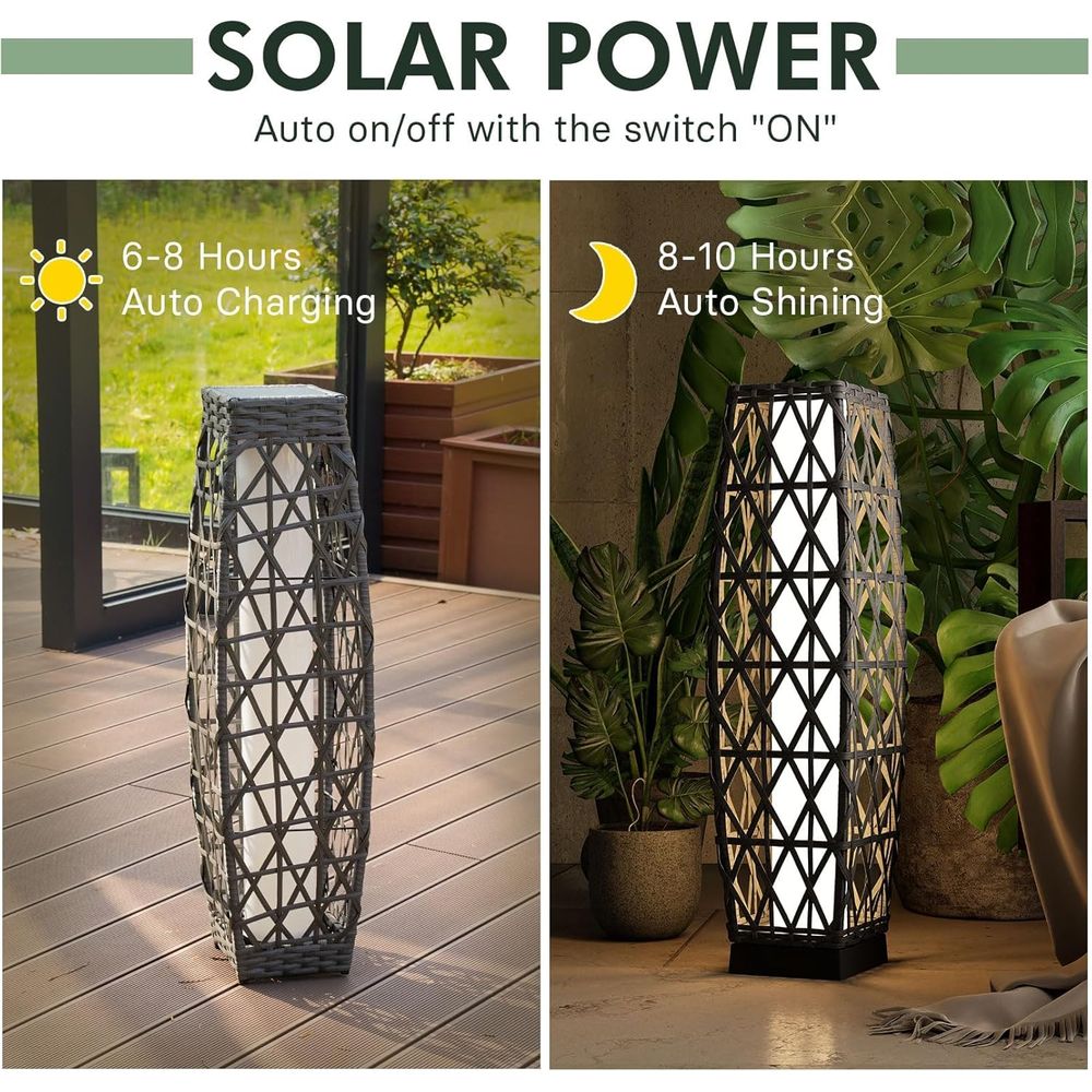 Grand patio 2-Piece Solar Outd - Outdoor Lighting Deck incelemesi ve fiyatı