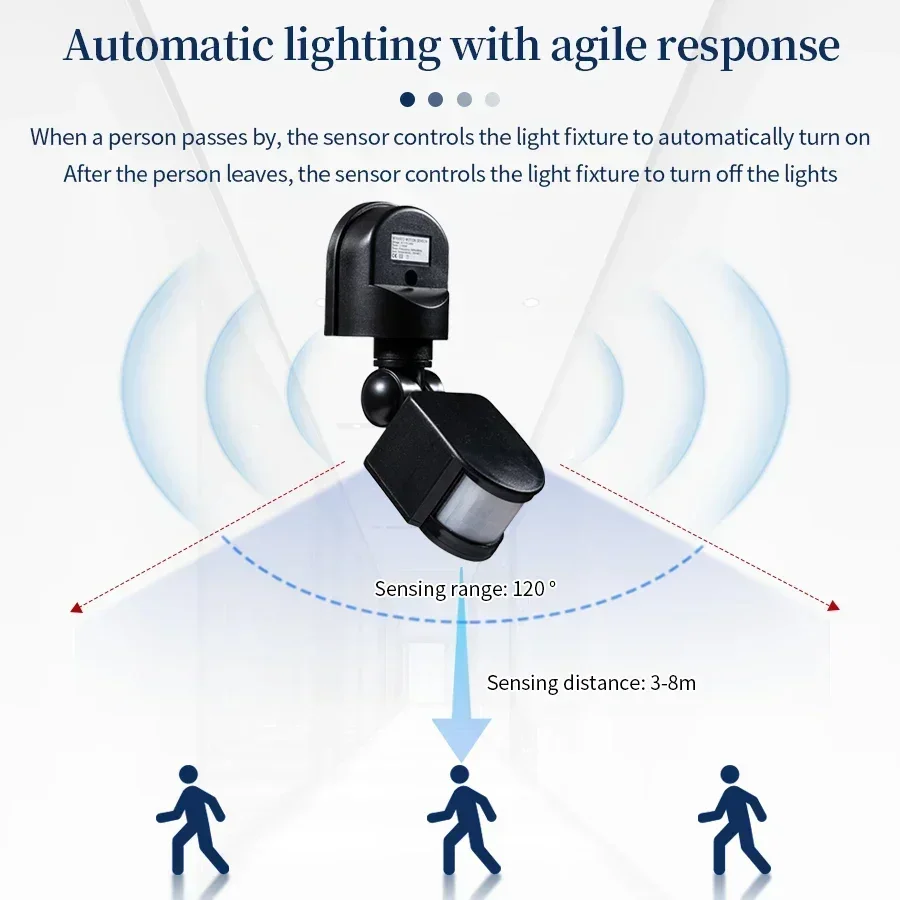 12V PIR Motion Sensor 110-240V - Outdoor Lighting Motion Sensor incelemesi ve fiyatı
